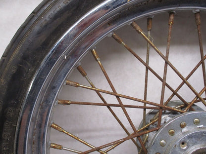 Harley Davidson Narrow Glide 19X3.25 19" x 3.25" Front Dual Disc Wheel w/ Tire