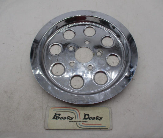 Harley Davidson 5 Hole Sprocket Chrome Cover 11" Diameter