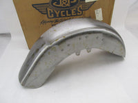 Harley Davidson J&P NOS Cycles Raw Steel Front Heritage Fender 7100090