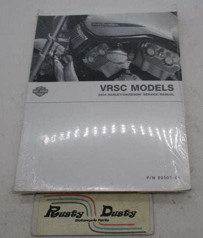 Harley Davidson Official Factory 2004 VRSC Models Service Manual 99501-04