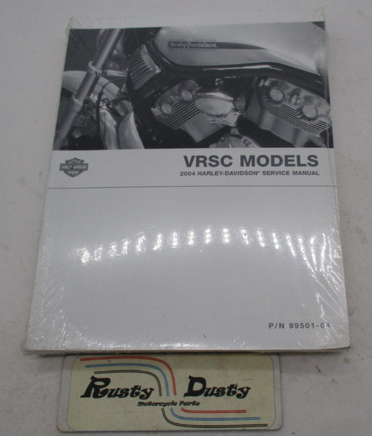 Harley Davidson Official Factory 2004 VRSC Models Service Manual 99501-04