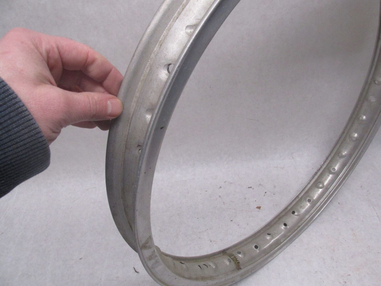 Vintage San Remo Motorcycle Enduro Dirt Bike Wheel Rim 40 Spokes 2.25 X 19" #4