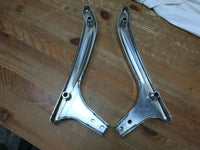 Honda Shadow VT700 700 FENDER STRUT COVERS Back Rest Chrome Nice Shape