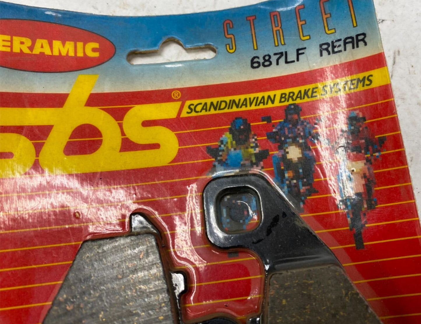 SBS Brake Pads Rear 687LF Kawasaki 550 Zephyr 93