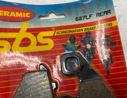 SBS Brake Pads Rear 687LF Kawasaki 550 Zephyr 93