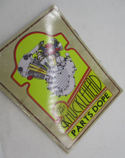 V-Twin 48-1331 Harley Davidson Knucklehead Parts Dope Reference Guide 1936-1947