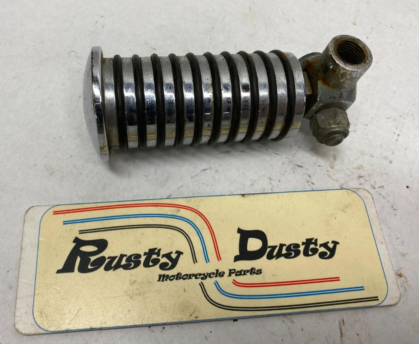 Harley Davidson Chrome Ribbed Single Rider Foot peg Highway Peg