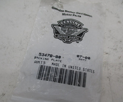 Lot of 5 Harley Davidson Genuine NOS Tourpak Backing Plates 53478-80