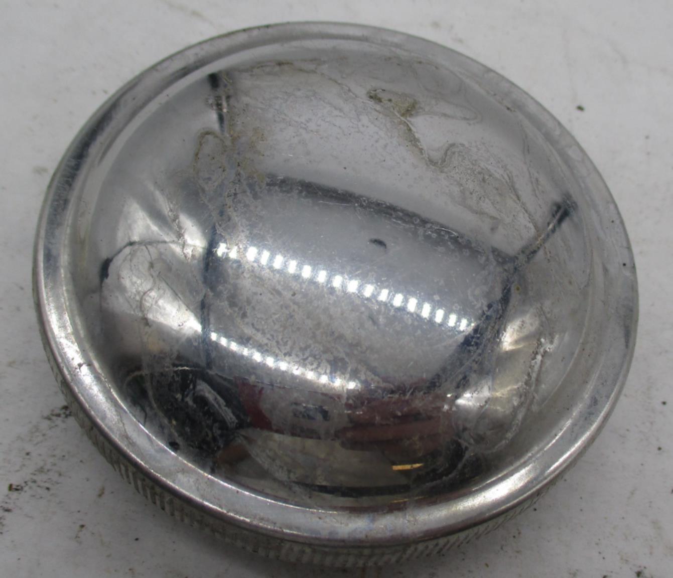 Harley Davidson Shovelhead Ironhead Chrome Vented Fuel Gas Tank Cap Cover Chrome
