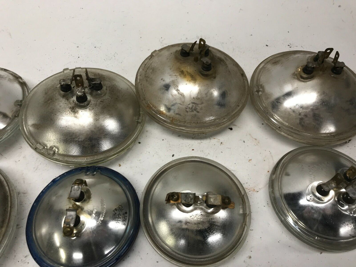 Huge Mixed Lot of Harley Davidson Headlights Light Bulbs Driving Softail Dyna