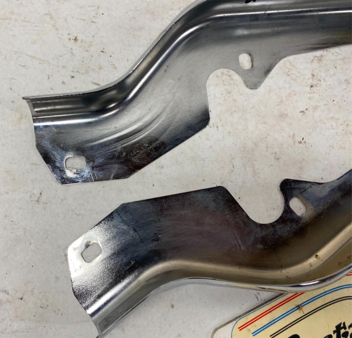 Harley Chrome Rear Fender Streets Touring Pair Set Road King