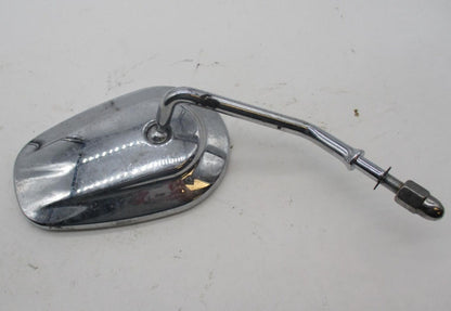 Harley Davidson Chrome Teardrop Right Side Mirror Short Stem