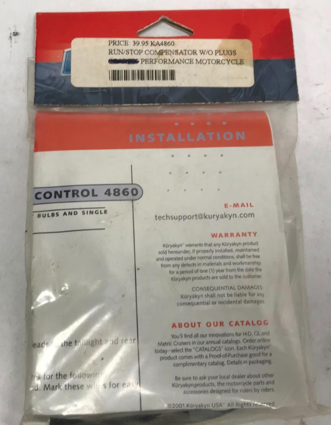 Kuryakyn 4860 Run/Stop Compensator without Plugs Harley Davidson