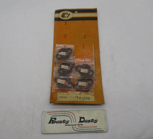 Lot of 5 Custom Chrome Motorcycle Universal Handle Bar Frame Clip 10-105