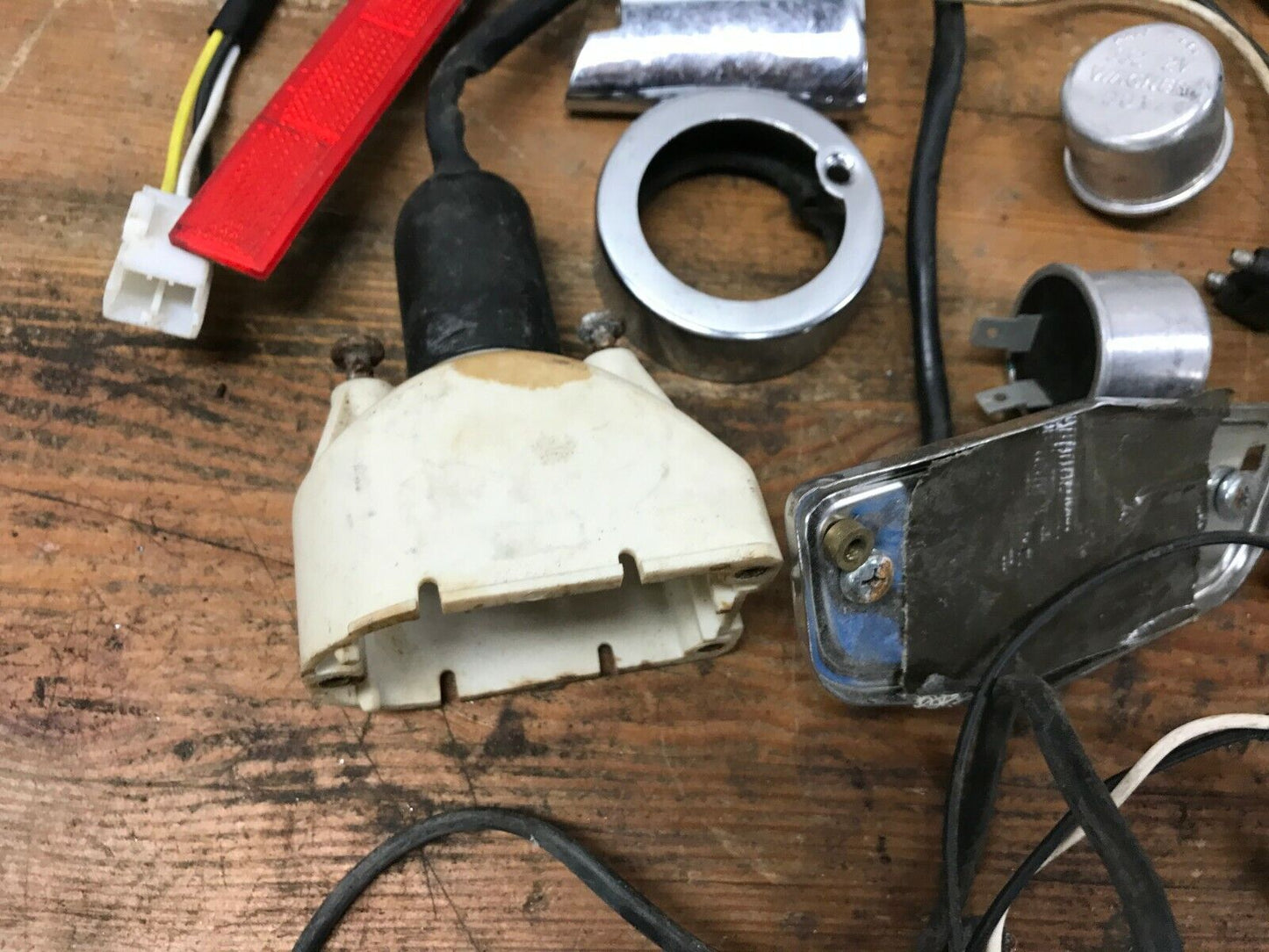 Mixed lot Harley Davidson Turn Signals Housing Blinker Wiring Parts  Lights