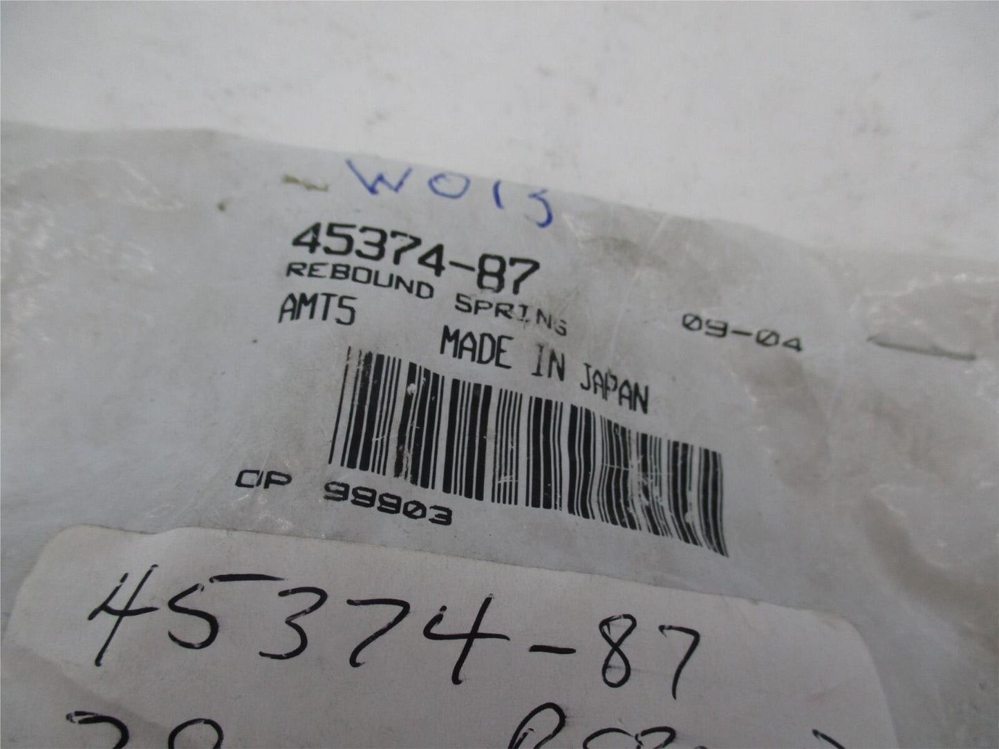 Lot of 4 Harley Davidson Genuine NOS Rebound Springs 45374-87