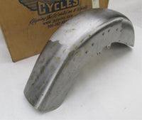 Harley Davidson J&P NOS Cycles Raw Steel Front Heritage Fender 7100090