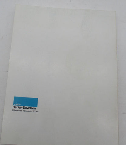 AMF Harley Davidson Parts Catalog Sportster XLH XLCH XLS-1000 1954-1981