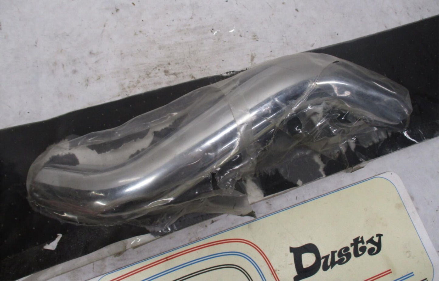 Harley Davidson Custom Chrome Rear Heat Shield for CCI Crossover system 11-298