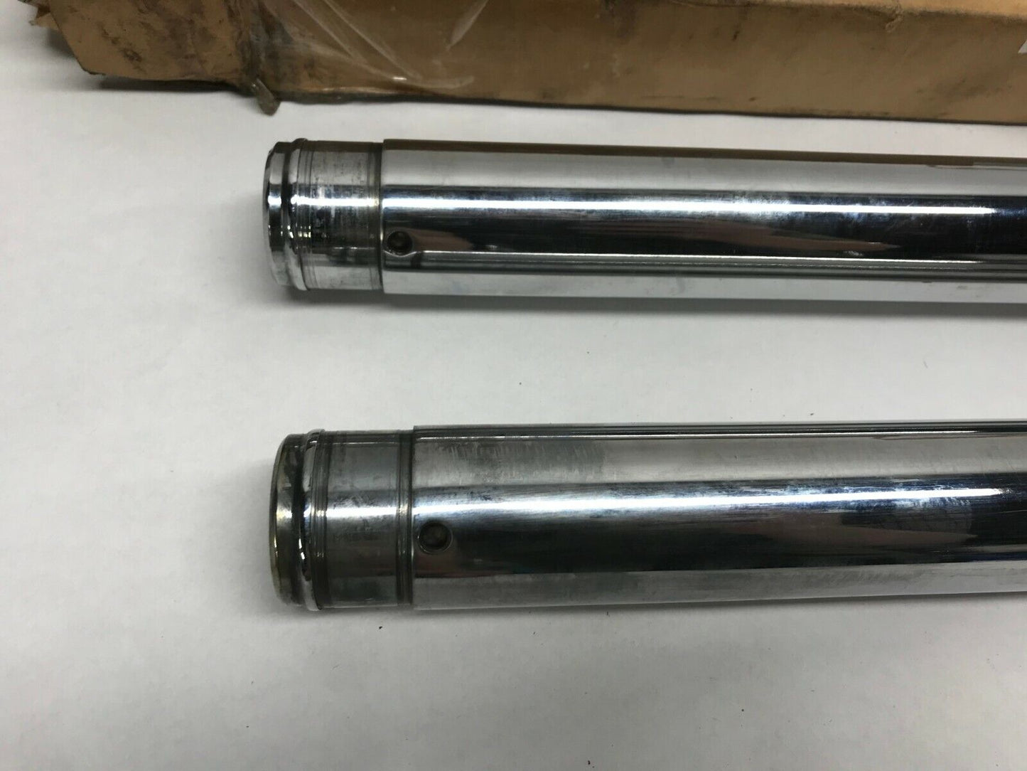 Custom Cycle T1341 41mm Show Chrome Fork Tubes - 32.25in.