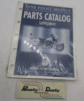 Harley Davidson Official Factory 1998 Police Models Parts Supplement 99545-98