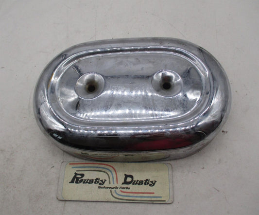 Harley Davidson Genuine Stock Shovelhead Ironhead Chrome Oval Air Cleaner Cover
