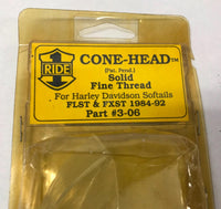 Cone Head V-Twin Solid Fine Thread FLST & FXST 84-92