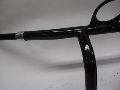 Black Harley Davidson 1-1/8" T-Bars Handlebars w/ Integrated Gauge Mount