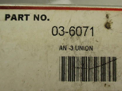 Goodridge 03-6071 Harley Davidson Brake Line AN-3 Union Chrome