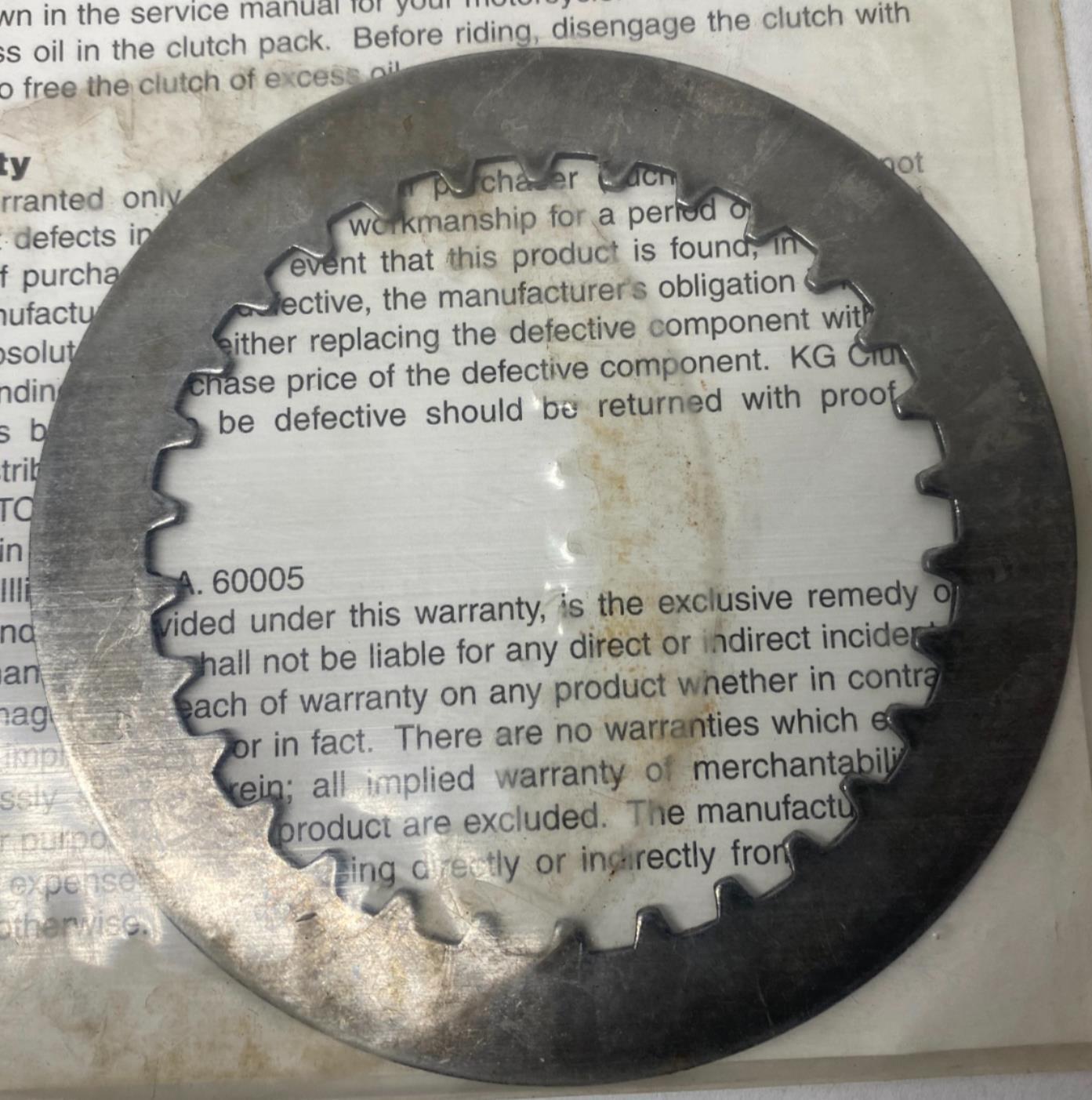 KG Clutch Factory Steel Clutch Plate KGSP-304