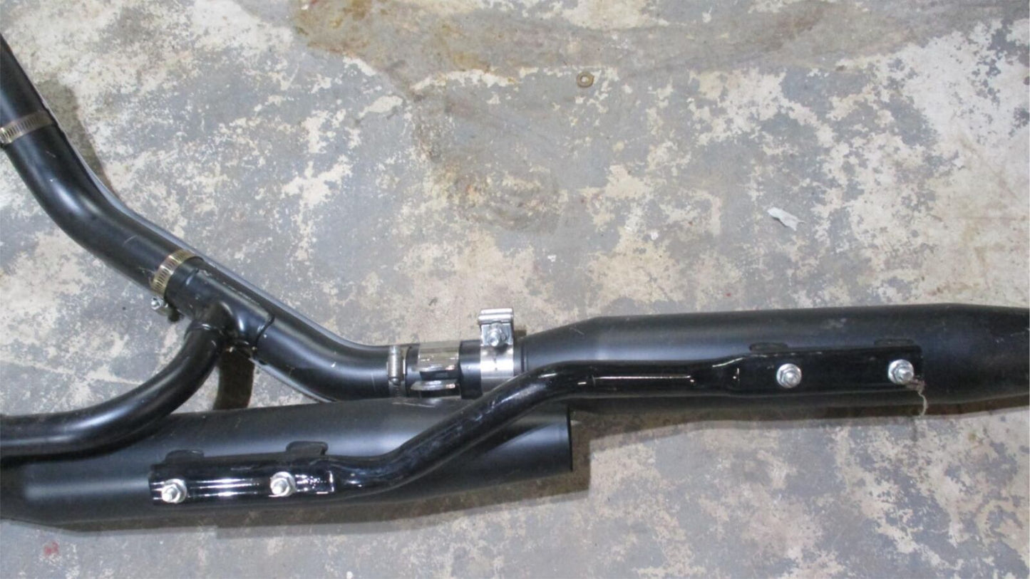 Harley Davidson FXS Blackline Softail Stock Black Exhaust System 65953-01 #2