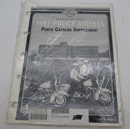 Harley Davidson NOS 1997 Police Models Parts Catalog Supplement Book 99545-97