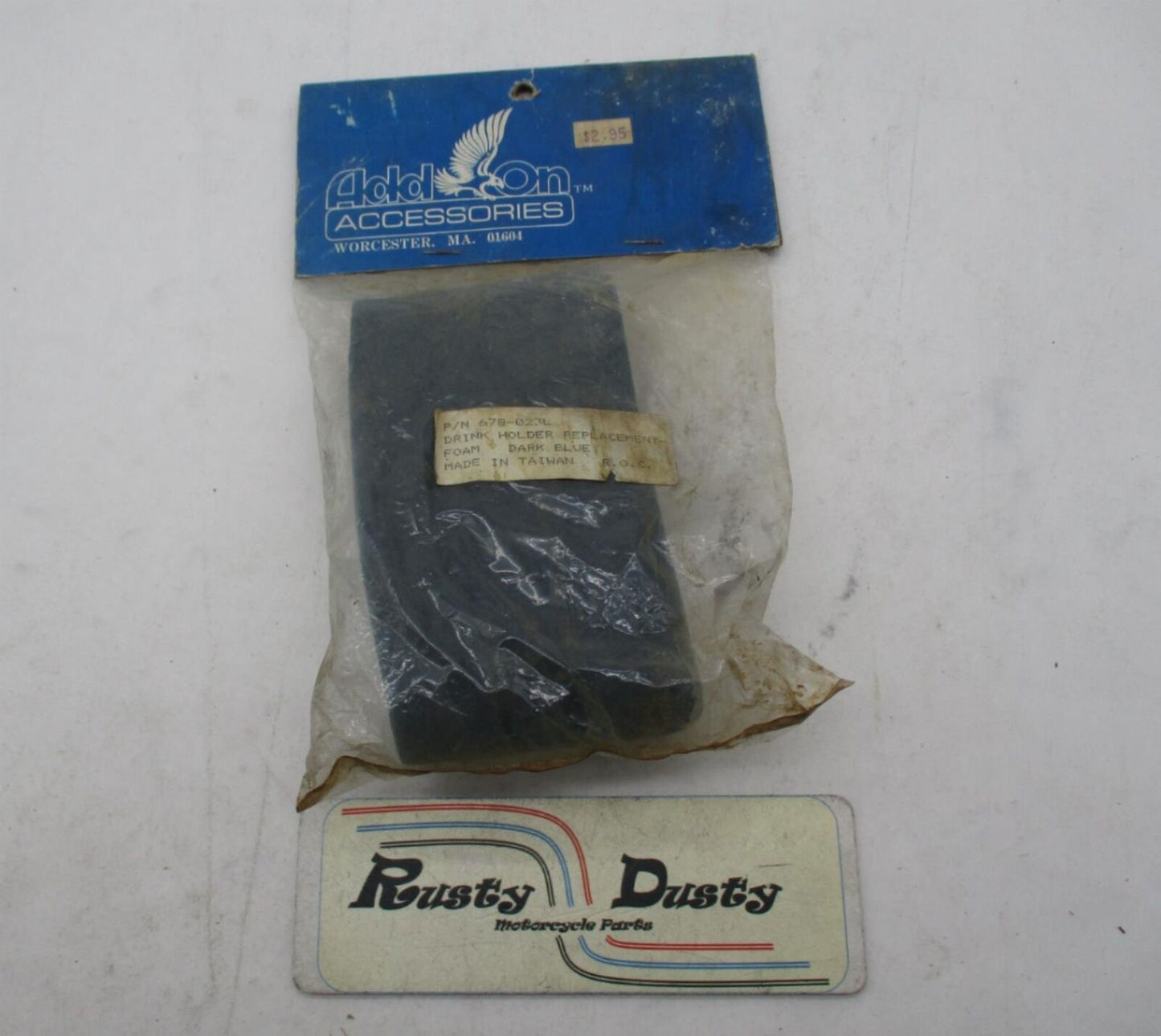 Add On Inc Motorcycle Dark Blue Drink Holder Replacement Foam 678-023L