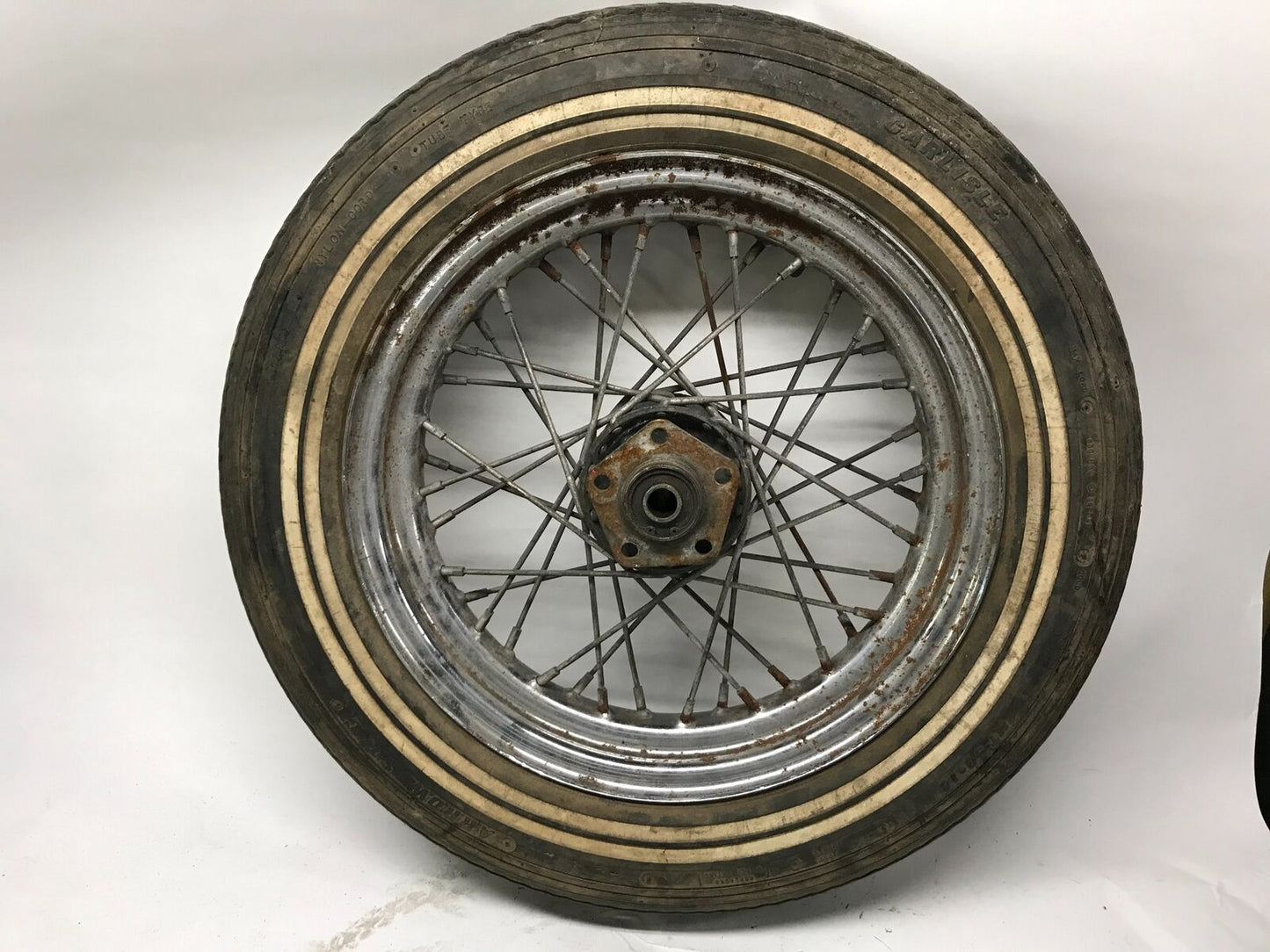 16" Front Harley Shovelhead Chopper Spoke Wheel & Tire