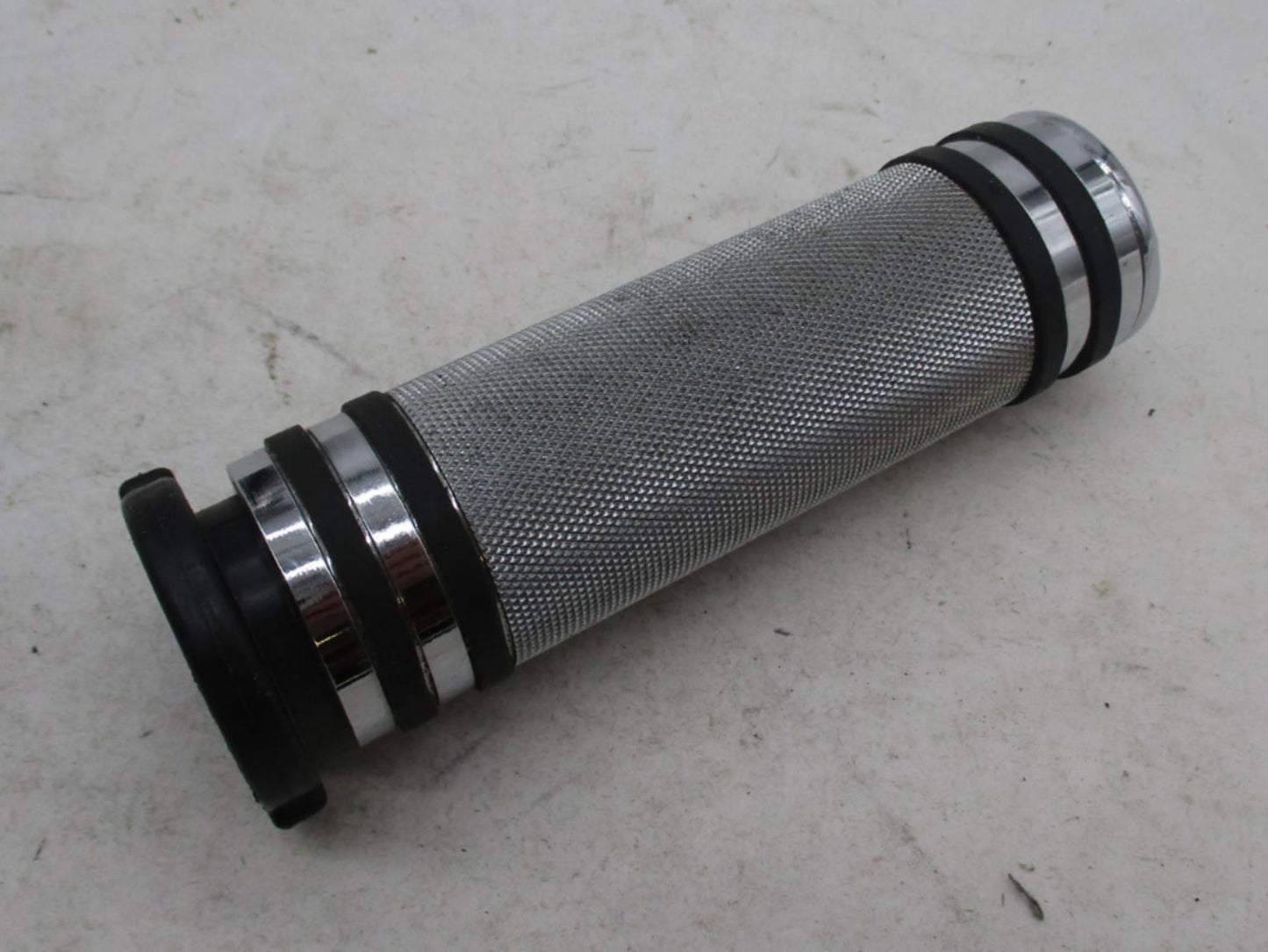Harley Davidson Single Chrome Knurled Handlebar Grip