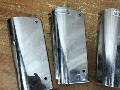 Lot of 3 Harley Chrome Fork Right side Covers 1986+ 67890-91A Fatboy Softail