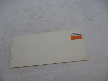 Vintage Original Harley Davidson AMF Owner's Warranty and Maintenance Book