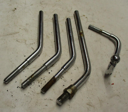 Mixed Lot Harley Davidson Mirror Stems Chrome varying lengths