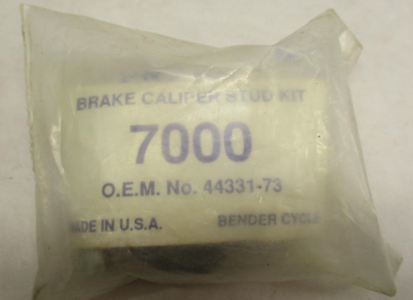 Harley Davidson Brake Caliper Kit 7000 Stud OEM# 44331-72