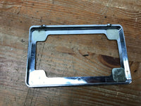 Harley Davidson chrome license plate frame Holder  Nice Condition