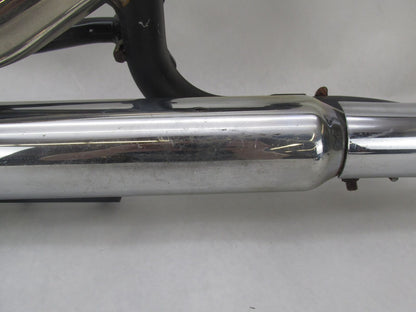 Harley Davidson Softail Exhaust System w/ Aftermarket Slash Cut Slip Ons #1