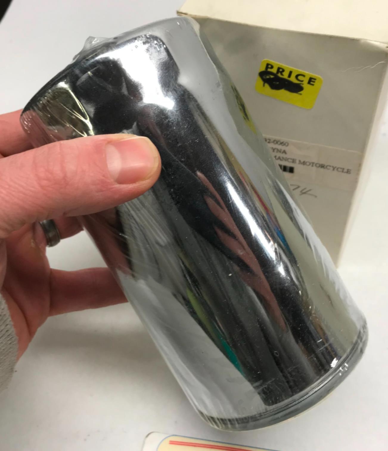 Harley Chrome Oil Filter Dyna BCS 32-0060