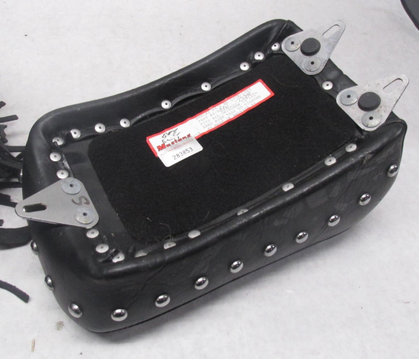 Harley Davidson Mustang Seat Chrome Studded with Conchos FX FL 58-84 75496 75340