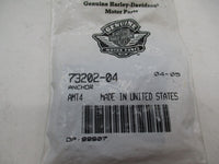 Lot of 3 Harley Davidson Genuine NOS Anchors 73202-04