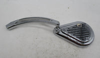 Harley Davidson Custom Chopper Left Side Tear Drop Slotted Chrome Mirror