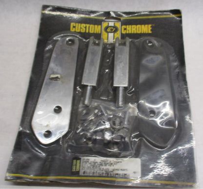Custom Chrome 25-256 Harley Chrome Highway Peg Mounting Kit 1991-95 Dyna-Glide