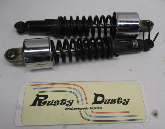 Set of Adjustable 14" KYB Rear Vintage Shocks 1225 Cafe Racer