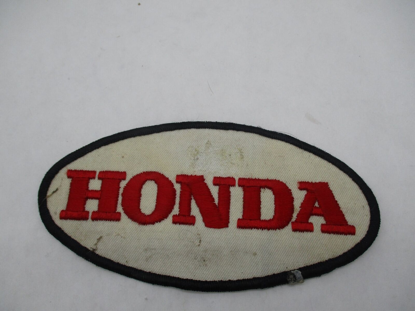 Vintage Honda Motorcycle Oval Patch 6" x 3"