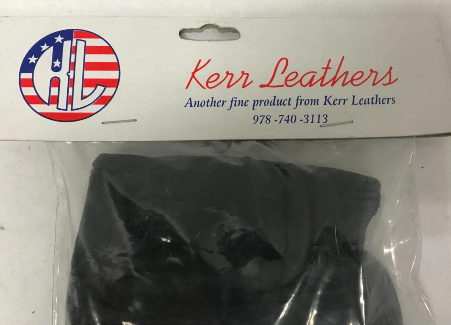 Kerr Leathers Fingerless Motorcycle Riding Protective Gloves (L) Size Large