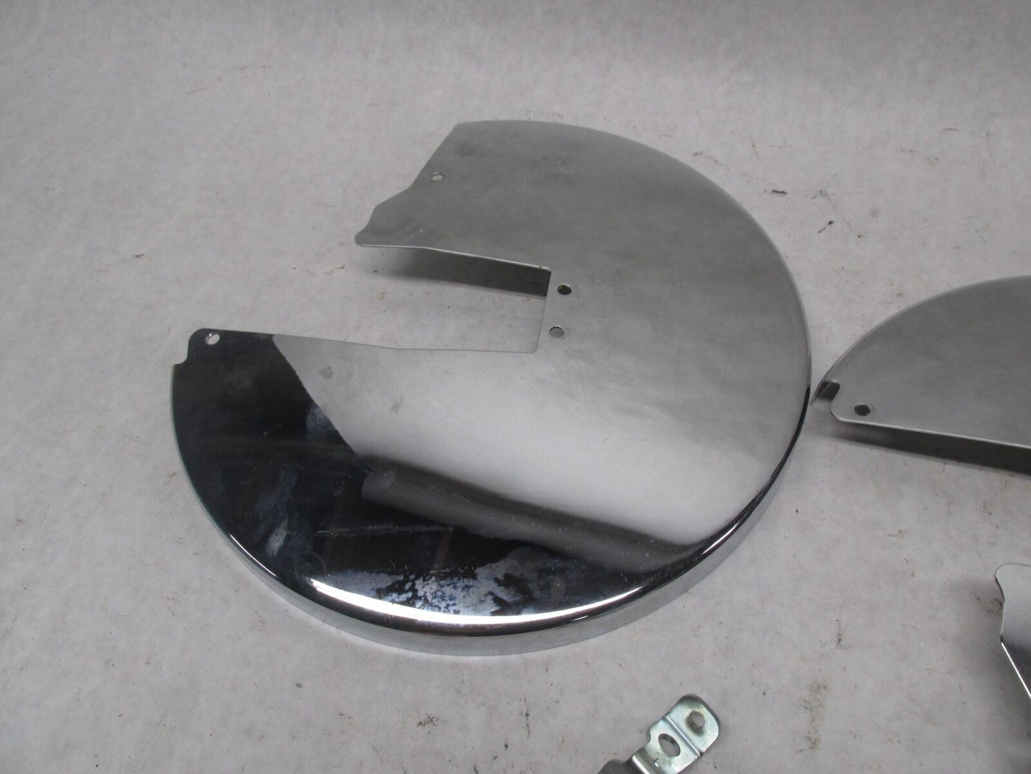 Pair of Harley-Davidson Touring Electra Glide Chrome Rotor Covers 43068-89